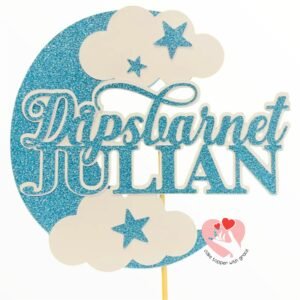 Baptism Cake Topper -  any name and color