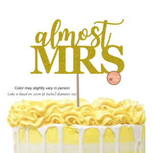 Almost Mrs Cake Topper