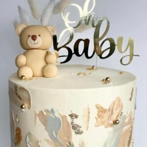 Oh Baby Gender Reveal Cake Topper