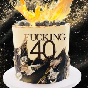 Fucking and custom age cake topper