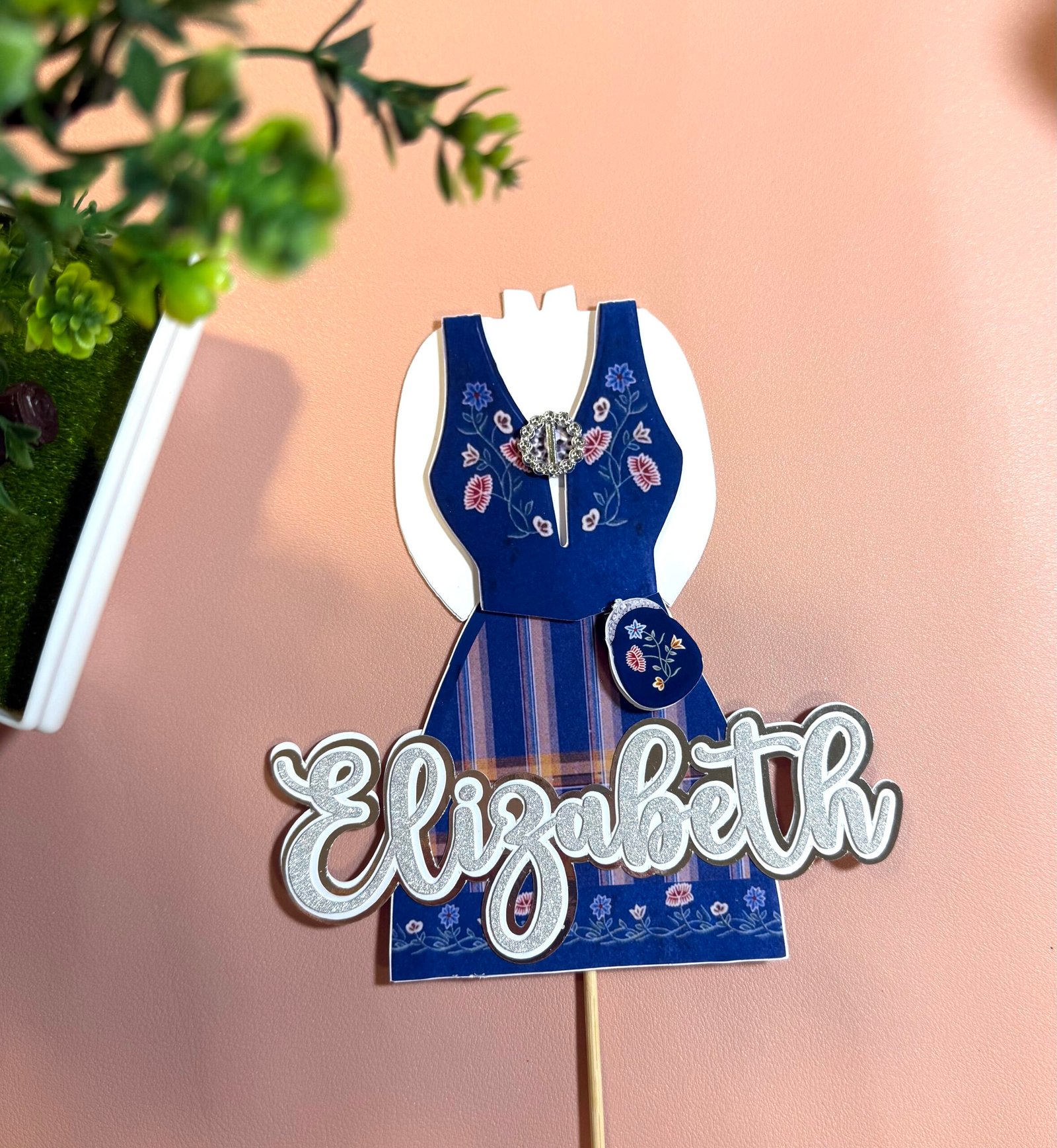 Norlandsbunad Dress Cake Topper for Confirmation - Image 3