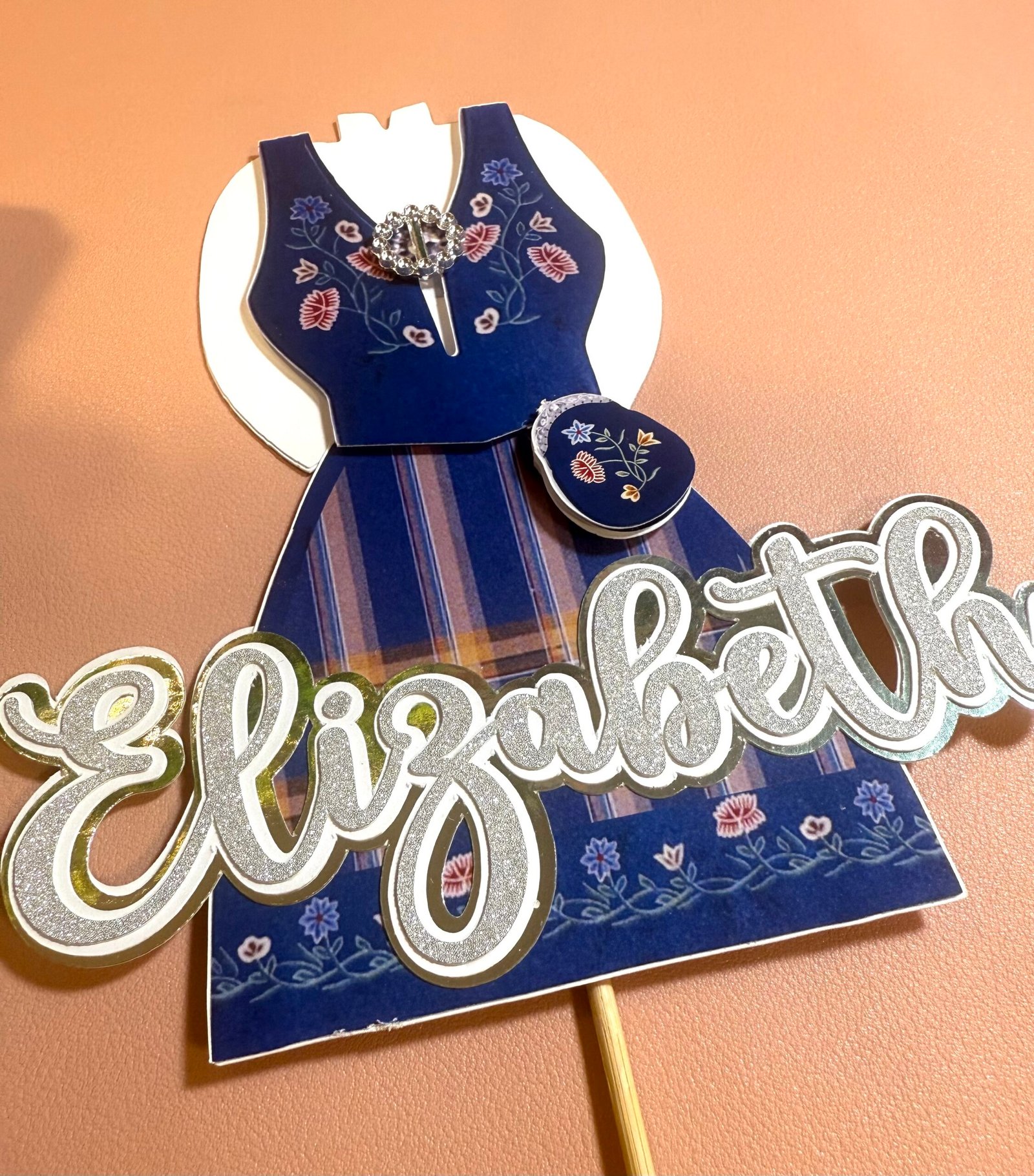 Norlandsbunad Dress Cake Topper for Confirmation - Image 2