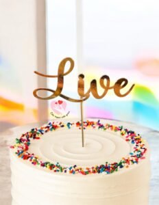 Personalized Name Cake Topper