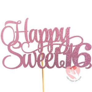 Happy Sweet 16 Cake Topper