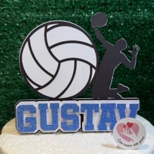 Volleyball Cake Topper