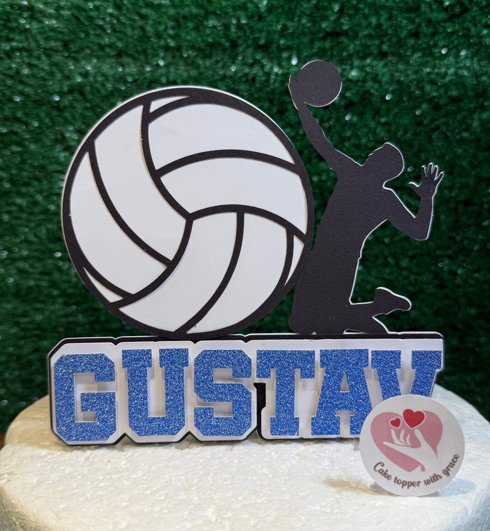 Volleyball Cake Topper
