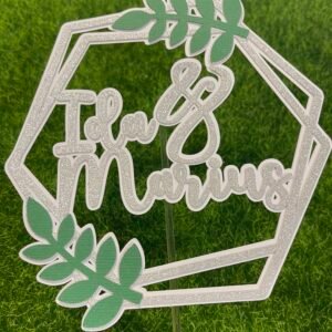 Customizable Wedding Cake Topper