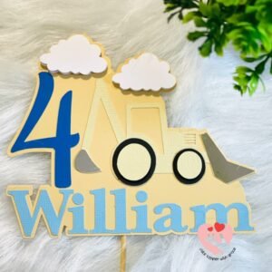 Tractor Theme Cake Topper