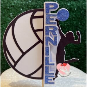 Volleyball Cake Topper