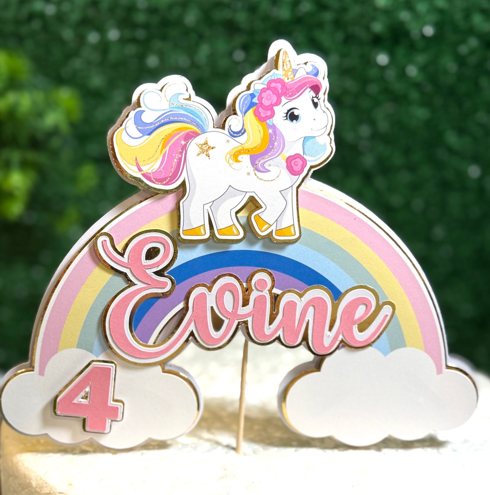 Unicorn Cake Topper