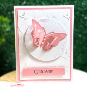 Butterfly handmade card